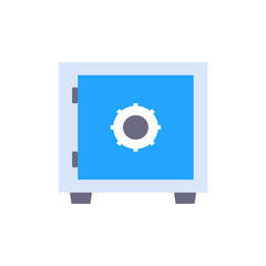 Bank Safe icon in vector. Logotype