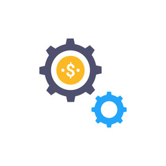 Making Money icon in vector. Logotype