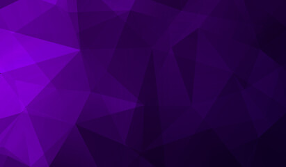 Obraz premium Abstract purple black gradient triangle background. 3D triangles. modern wallpaper.
