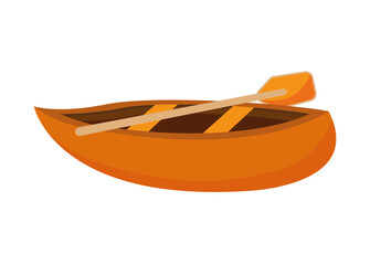 orange kayak icon