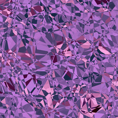 Purple violet blue diamond shapes, background, pattern with flowers