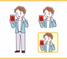 Young man with brown hair