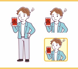 Young man with brown hair