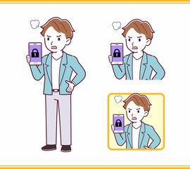 Young man with brown hair