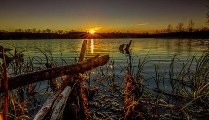 Sunset on the Water © Piotr