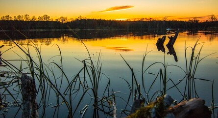 Sunset on the Water © Piotr