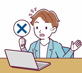 Young man with brown hair