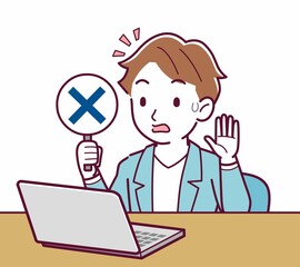 Young man with brown hair