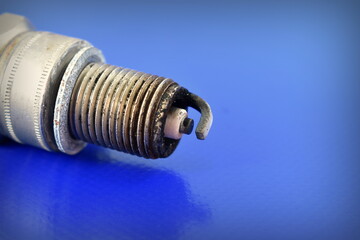 fragment of spark plug