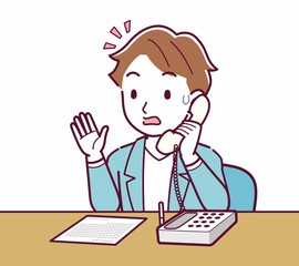 Young man with brown hair