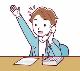 Young man with brown hair