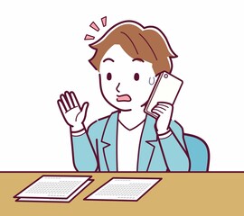 Young man with brown hair