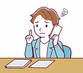 Young man with brown hair