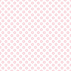 Endlosmuster Gedrehte Blumen Aus Punkten Pink Weiß