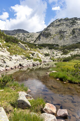 Landscape with Banderitsa River, Pirin Mountain, Bulgaria