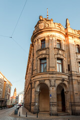 morning view of the sights of the city of wroclaw in poland