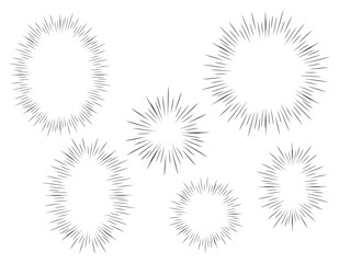 ふきだしのセット　見出し　