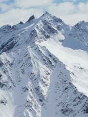 Obraz premium snow covered mountains