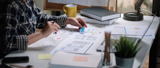 ux designer creative Graphic planning application development for web mobile phone or computer....