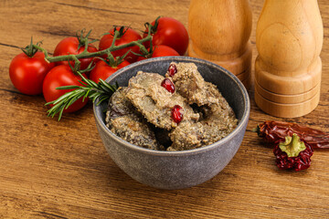 Chicken Liver with cream sauce