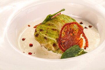 Stuffed cabbage with minced meat
