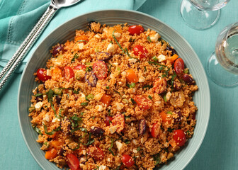 Couscous Casserole images for the food industry.
