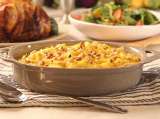 Polenta Casserole images for the food industry.
