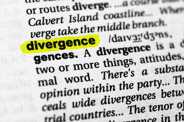 Highlighted word divergence concept and meaning