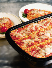 Lasagne Casserole images for the food industry.
