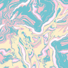 Abstract acrylic painted Fluid Art pattern with wave marble effect in pastel halftones. for trendy package, wallpaper, cover page, marine accessories, postcard, print.