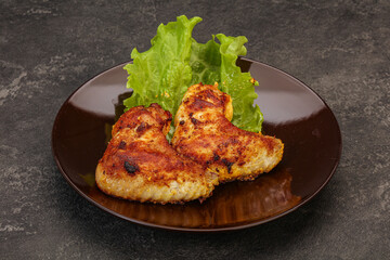 Roasted chicken wings with spices