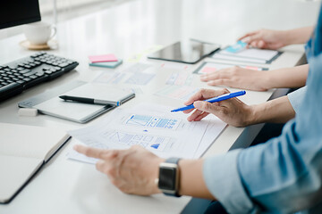 Creative Web Designer planning application and developing template layout, framework for mobile...