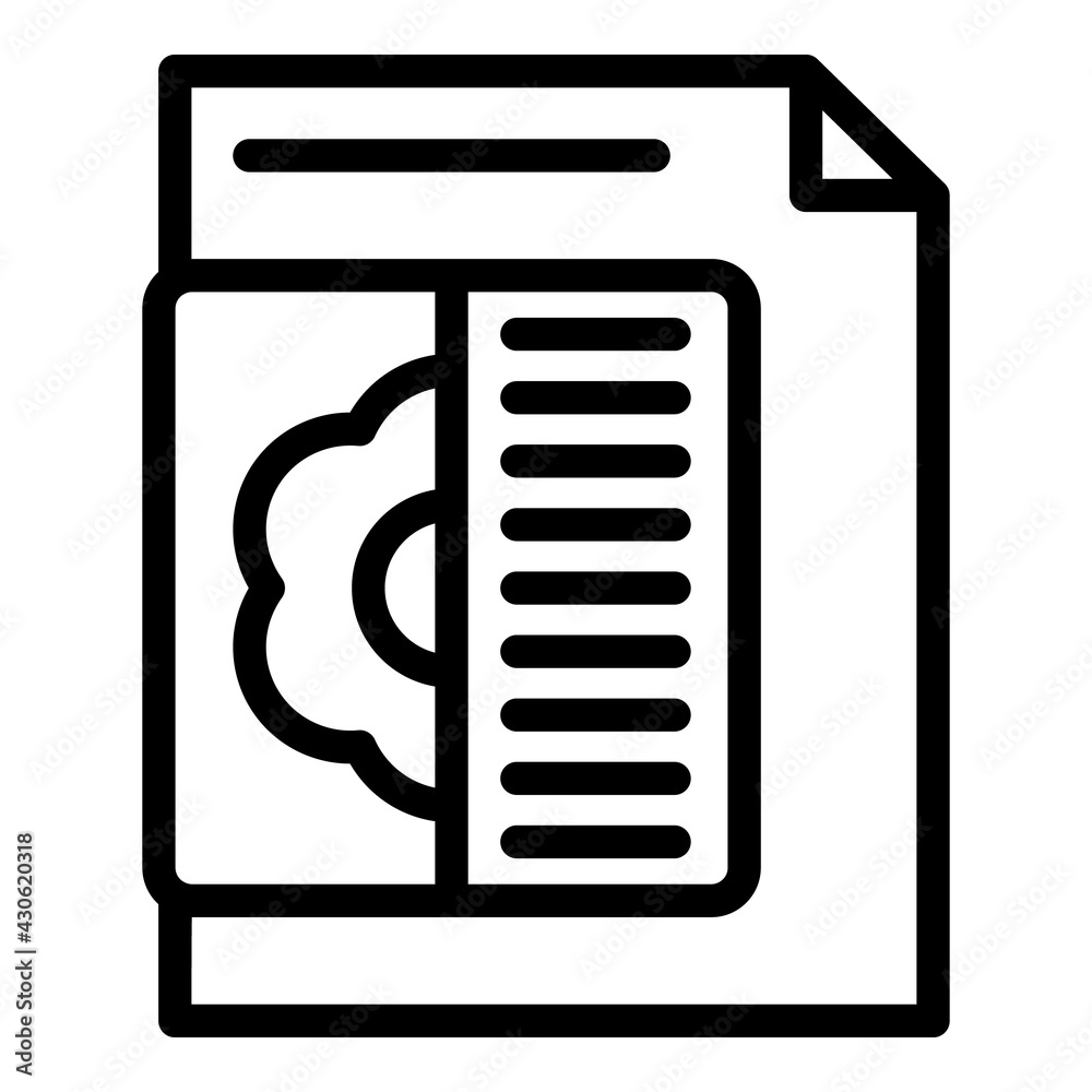 Poster printing page icon. outline printing page vector icon for web design isolated on white background