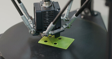 Print head of 3D printer machine printing plastic model