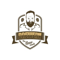 Brewery logos and emblems design