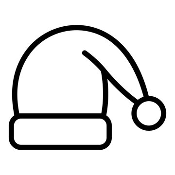 recommend clip art: Sleeping hat icon. Outline Sleeping hat vector icon for web design isolated on white background