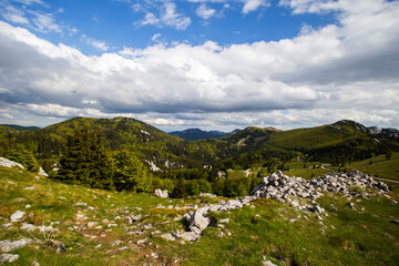 Fototapeta na wymiar Northern Velebit national park in Croatia landscape