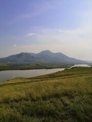 landscape with lake