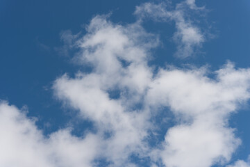 blue sky with clouds