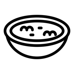 Oriental soy sauce icon. Outline Oriental soy sauce vector icon for web design isolated on white background