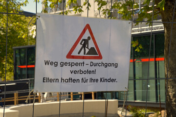 wegsperrung