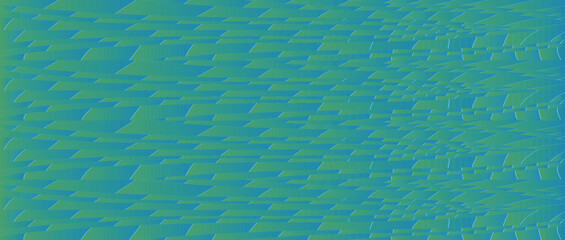 Polygons are blue-green on a rectangular background. Use for textures and design.