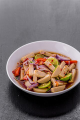 Fermented pork sausage with fermented fish
