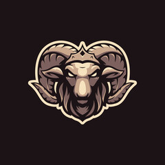 Obraz premium goat esport logo. Perfect for gaming team logos, sports, t-shirt printing etc.