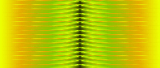 Yellow-green waves on the book spread . For illustrations and textures.