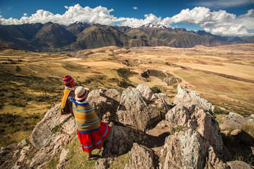 Moray, Sacred Valley of the Incas, Cusco - Peru - obrazy, fototapety, plakaty