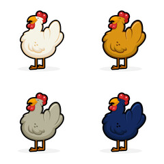 set of chicken