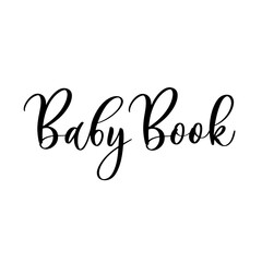 Baby Book. Baby Shower Invitation Template.