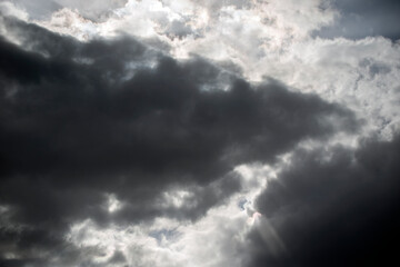 Fototapeta na wymiar storm clouds timelapse, nacka, stockholm, sverige, sweden