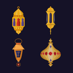 muslim lantern set